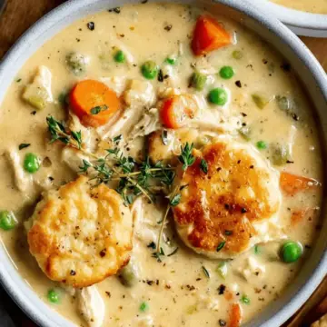 Healthy Chicken Pot Pie Soup