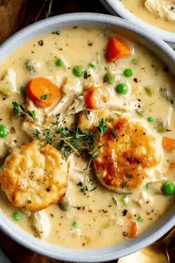 Healthy Chicken Pot Pie Soup