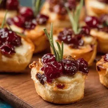 Cranberry Brie Bites