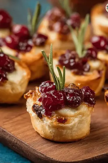Cranberry Brie Bites