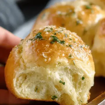 30-Minute Garlic Parmesan Dinner Rolls