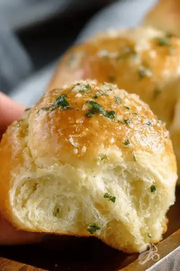 30-Minute Garlic Parmesan Dinner Rolls
