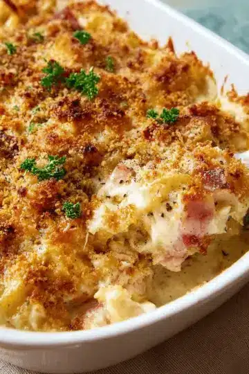 Creamy Chicken Cordon Bleu Casserole