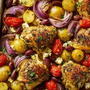 Sheet Pan Greek Chicken
