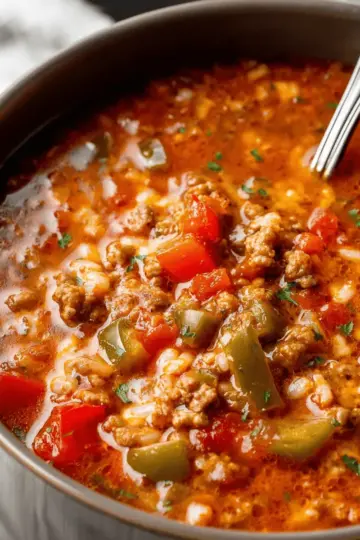 Easy Stuffed Pepper Soup