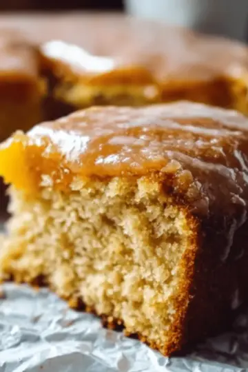 Brown Sugar Peach Cake