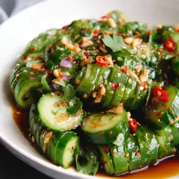 Spicy Asian Cucumber Salad