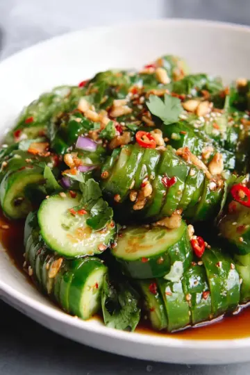 Spicy Asian Cucumber Salad