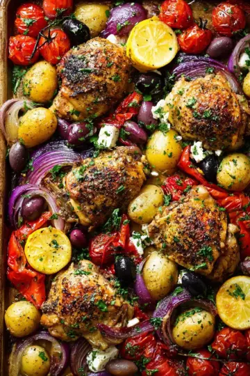 Greek Sheet Pan Chicken