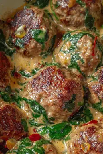 Low-Carb Spinach Turkey Meatballs