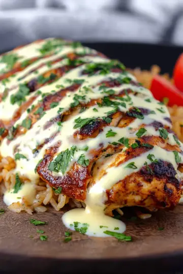 Mexican Chicken with Cheese Sauce