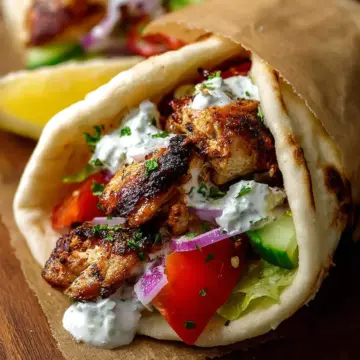 Greek Chicken Gyros recipe