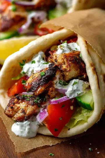 Greek Chicken Gyros recipe