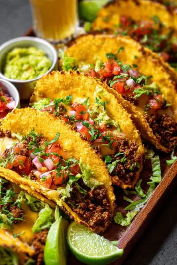 Crispy Beef Tacos (Baked Not Fried!)