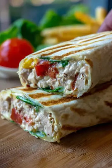 Ultimate Tuna Melt Wrap
