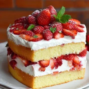 Strawberry Shortcake Cake