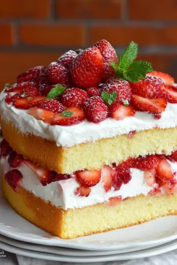 Strawberry Shortcake Cake