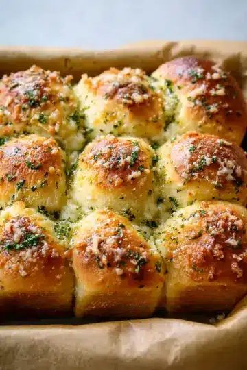 Garlic Parmesan Pull-Apart Rolls