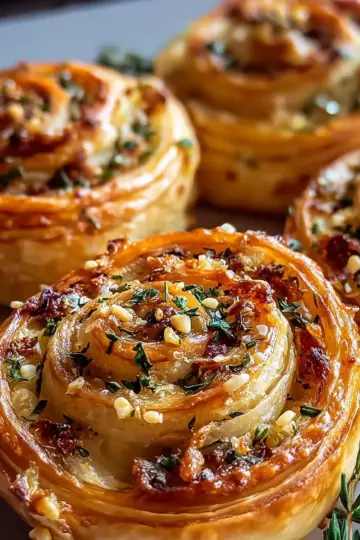 Savory Cheese Pastry Coils