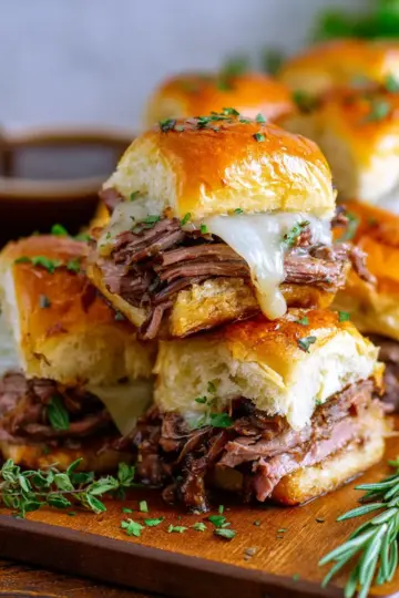 Easy French Dip Sliders Recipe