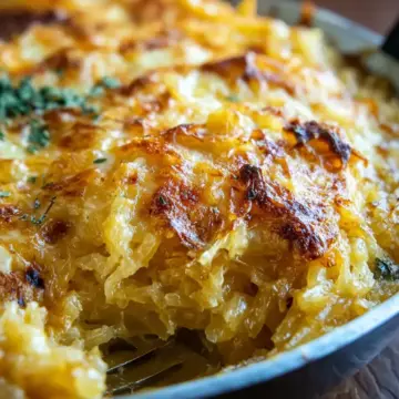 Spaghetti Squash Au Gratin