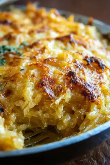 Spaghetti Squash Au Gratin
