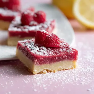 Raspberry Lemonade Bars