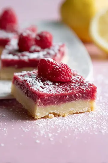 Raspberry Lemonade Bars