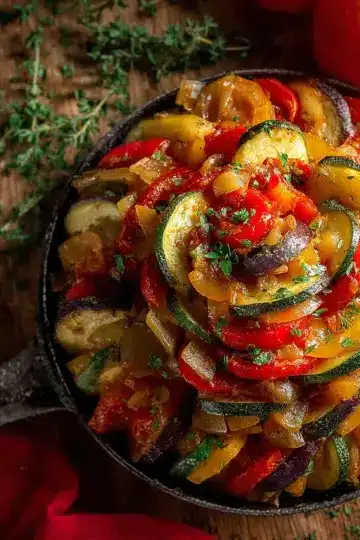 La recette de la ratatouille