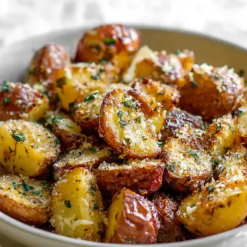 Roasted Garlic Parmesan Potatoes Recipe