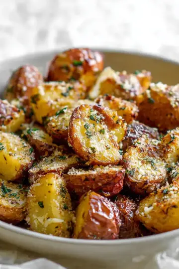 Roasted Garlic Parmesan Potatoes Recipe
