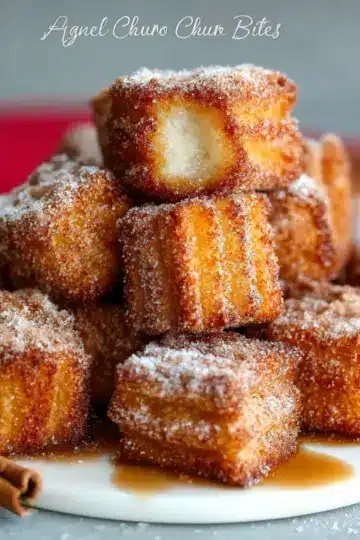 Angel Food Cake Churro Bites