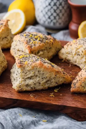 Lemon Poppy Seed Scones