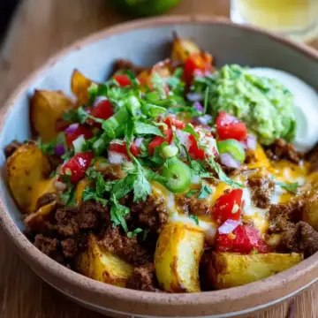 Loaded Potato Taco Bowl