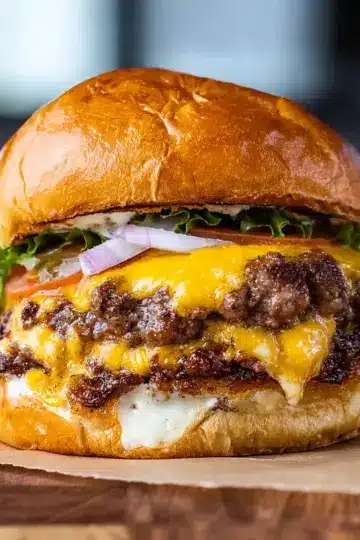 The Ultimate Smash Cheeseburger