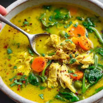 Anti Inflammatory Turmeric Chicken Soup
