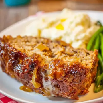 Crock Pot French Onion Meatloaf