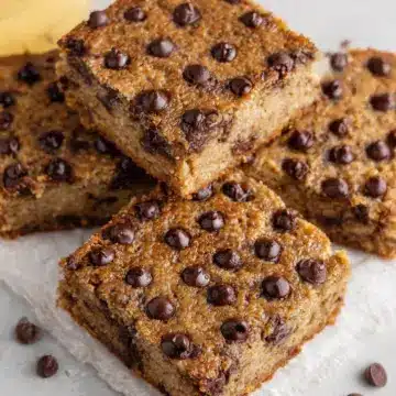 CHOCOLATE CHIP BANANA BARS