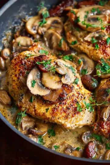20-Minute Mushroom Chicken