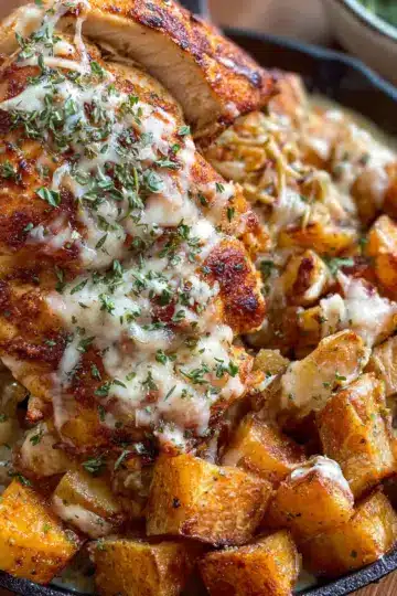 Garlic Parmesan Chicken and Potatoes