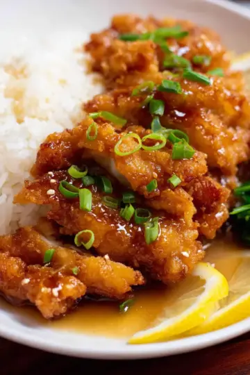 Crispy Chinese Lemon Chicken