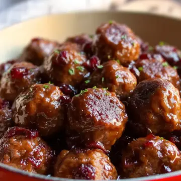 Cranberry Meatballs
