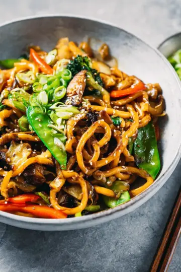 Veggie yaki udon recipe
