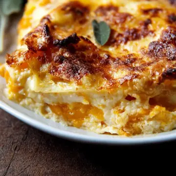 Roasted Butternut Squash Lasagna