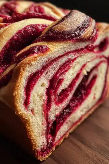 Raspberry Swirl Babka
