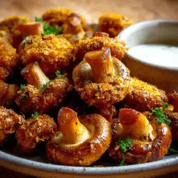Fried mushrooms
