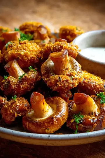 Fried mushrooms