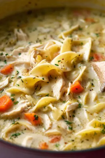Creamy Chicken Noodle Soup