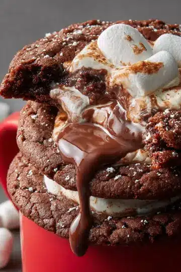 Marshmallow Hot Cocoa Cookies