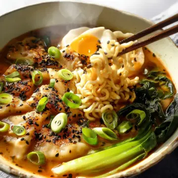 Dumpling Ramen Soup